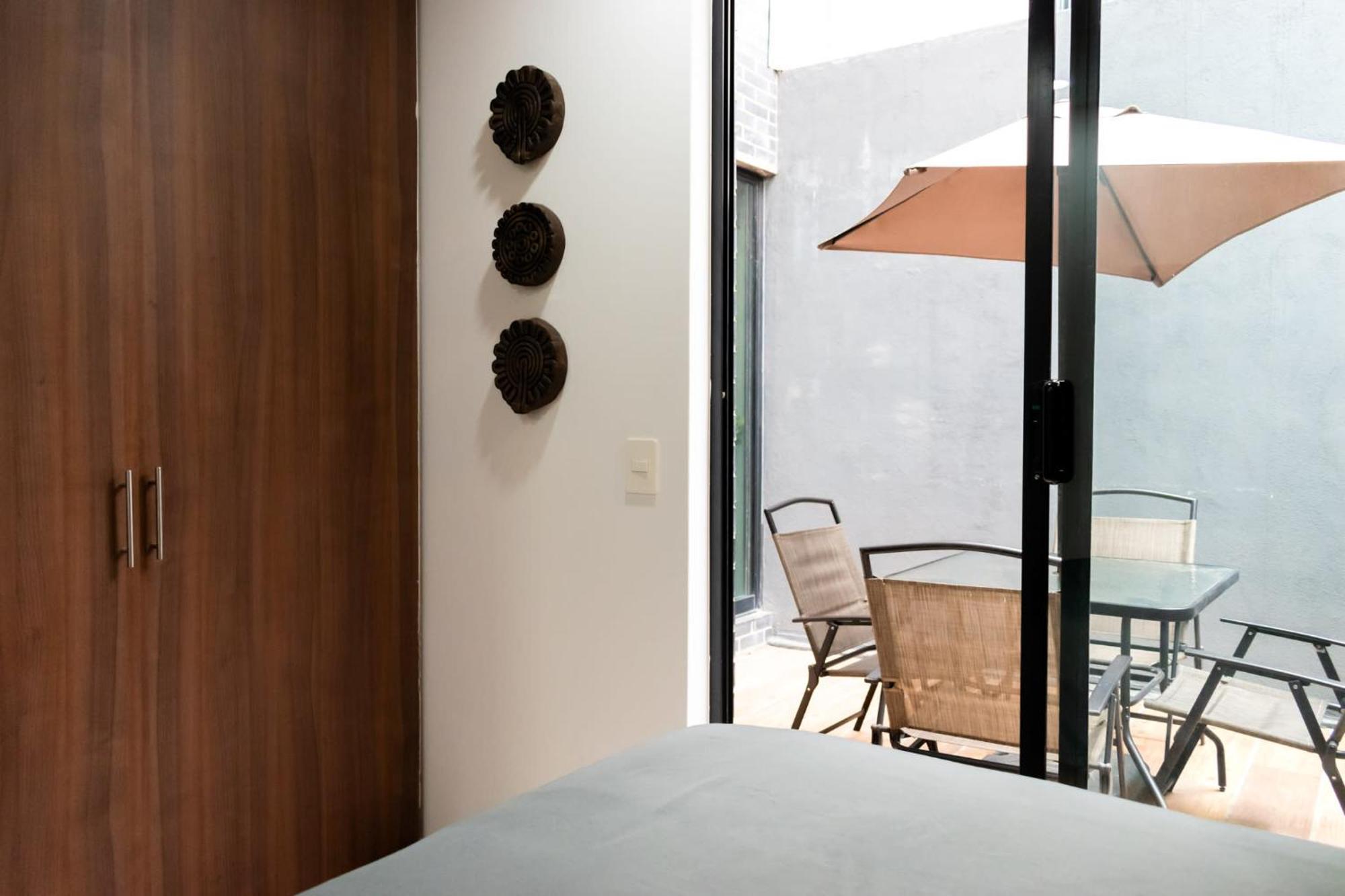 Terraza Departamento Cerca De Santa Fe Kingsize Apartment Мексико Сити Екстериор снимка
